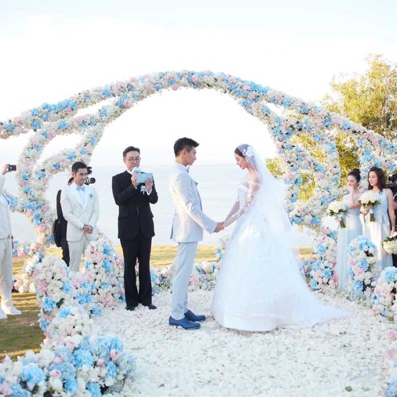 حفلات زفاف النجوم الصينيين بأرقام قياسية