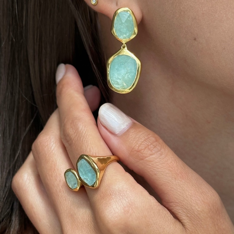 الأحجار شبه الكريمة وفوائدها الصورة من Monica Vinader