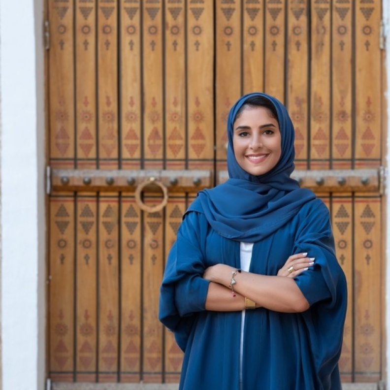 حصة العجاجي الصورة خاصة بمجلة هي من تصوير علي المتروك