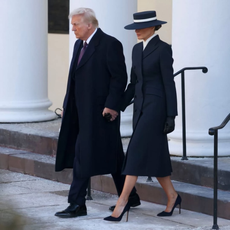 قبعة ميلانيا ترامب سببت لها موقفًا محرجًا