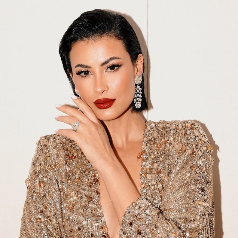 عارضة الأزياء ريم سعيدي صورة من حسابها على انستغرام