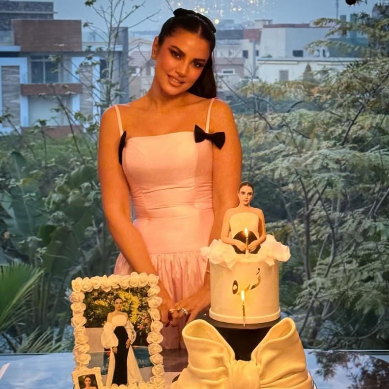 درة في حفل بعيد ميلادها