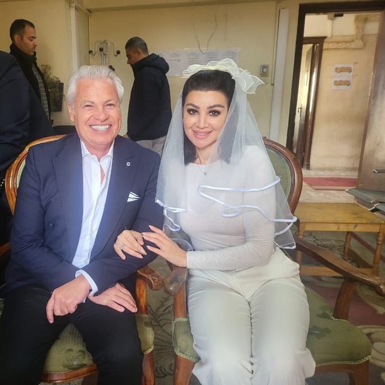 أروى جودة وزوجها