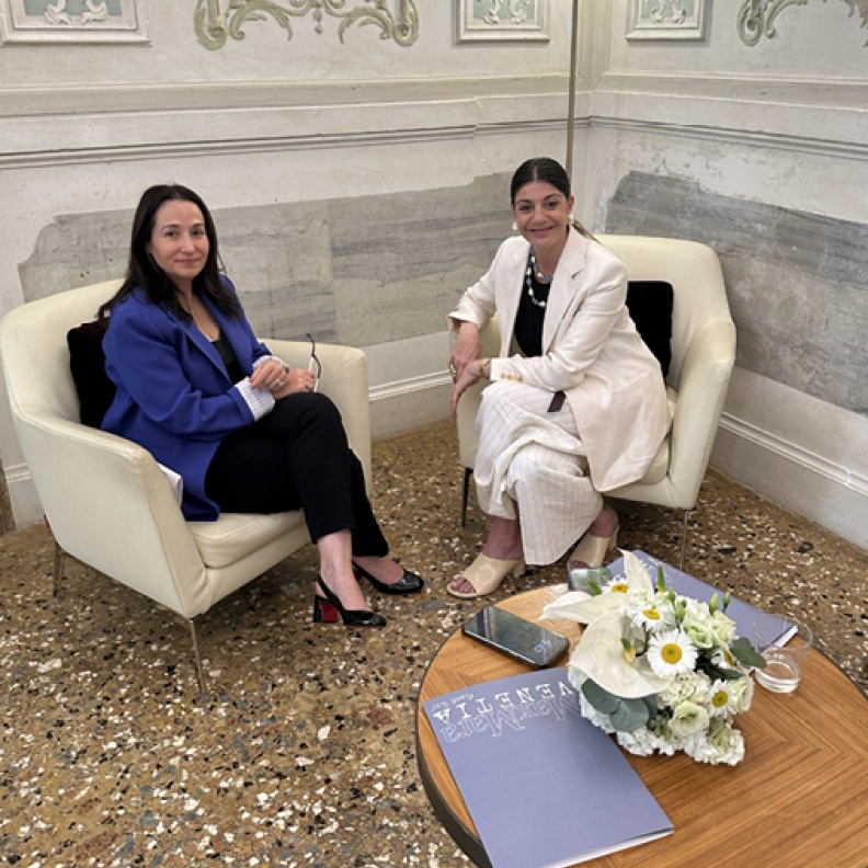 ماريا جوليا ماراموتي جيرمانيتي تكشف لـ"هي" رسالة دار "ماكس مارا" ومستقبلها وتفاصيل دعمها المرأة الطموحة