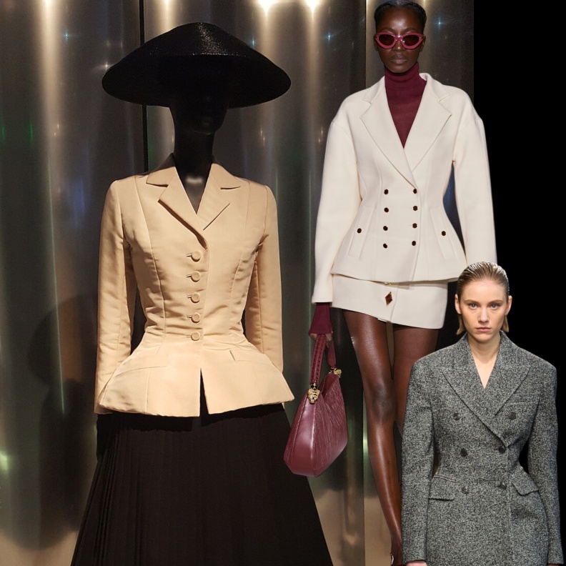سترة “بار” الأيقونية من كريستيان ديور تُلهم تصاميم الـ tailored blazer في شتاء 2025