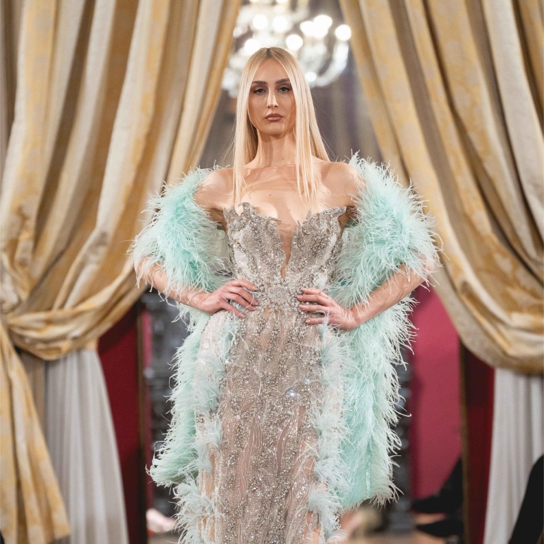 من مجموعة الهوت كوتور لعام 2025 للمصمم نبيل يونس