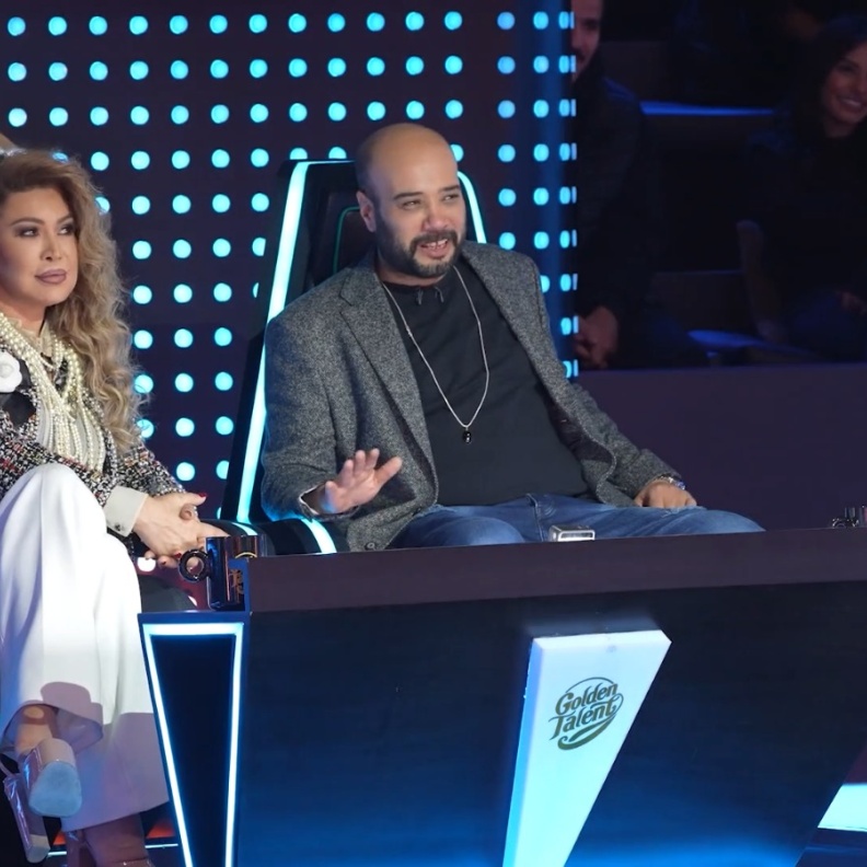 حاتم صلاح ونوال الزغبي في برنامج "رامز إيلون مصر"