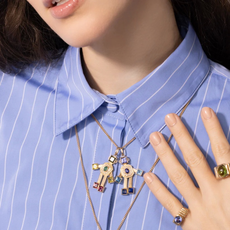 VAN-Denim Van Robot Pendant