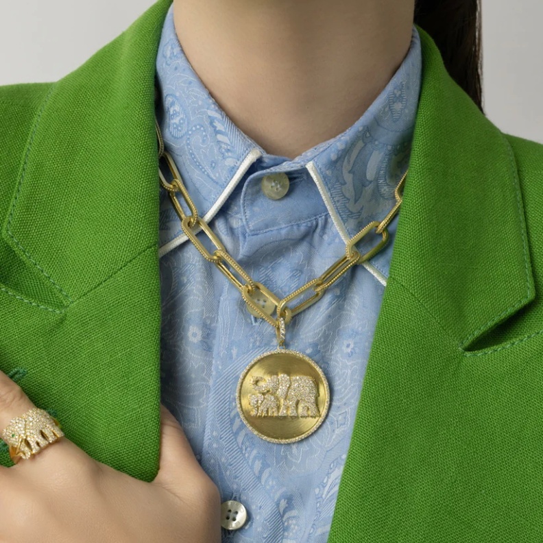 قلادة شجرة الحياة من الألماس من TANYA FARAH