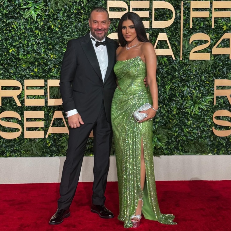 ماجد المصري وزوجته 