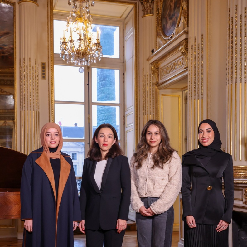 CHAUMET_Aisha AlAttiya, Zahia Albakri, Alanoud Al-Ghamdi with Olga Corsini