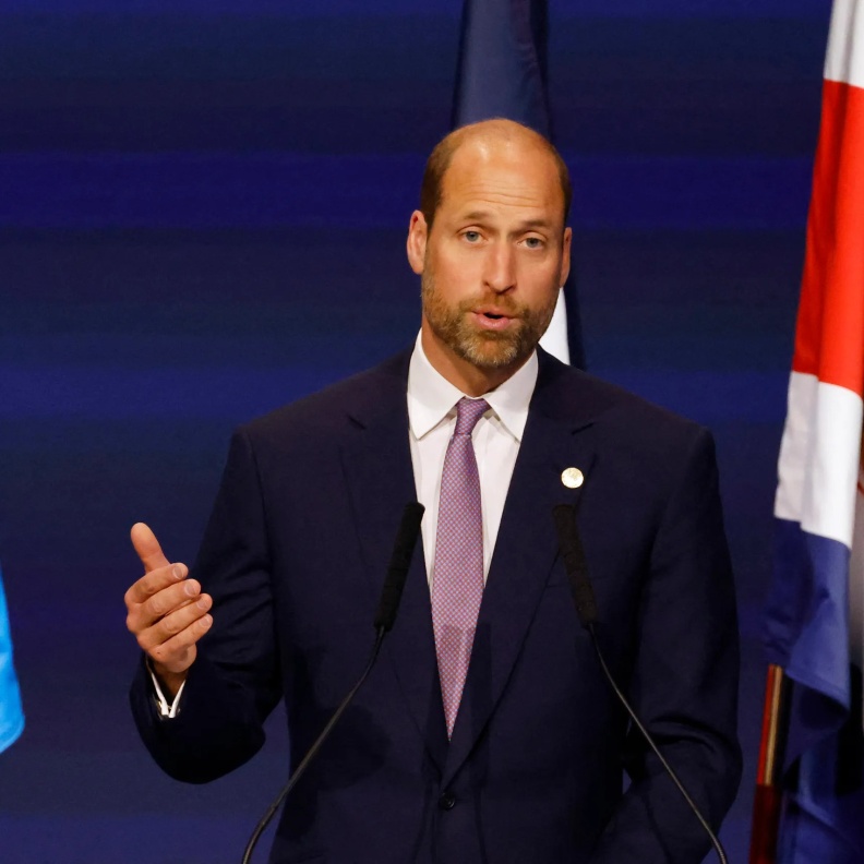 فرنسية الأمير وليام تبهر حضور المنتدى الاقتصادي في موناكو