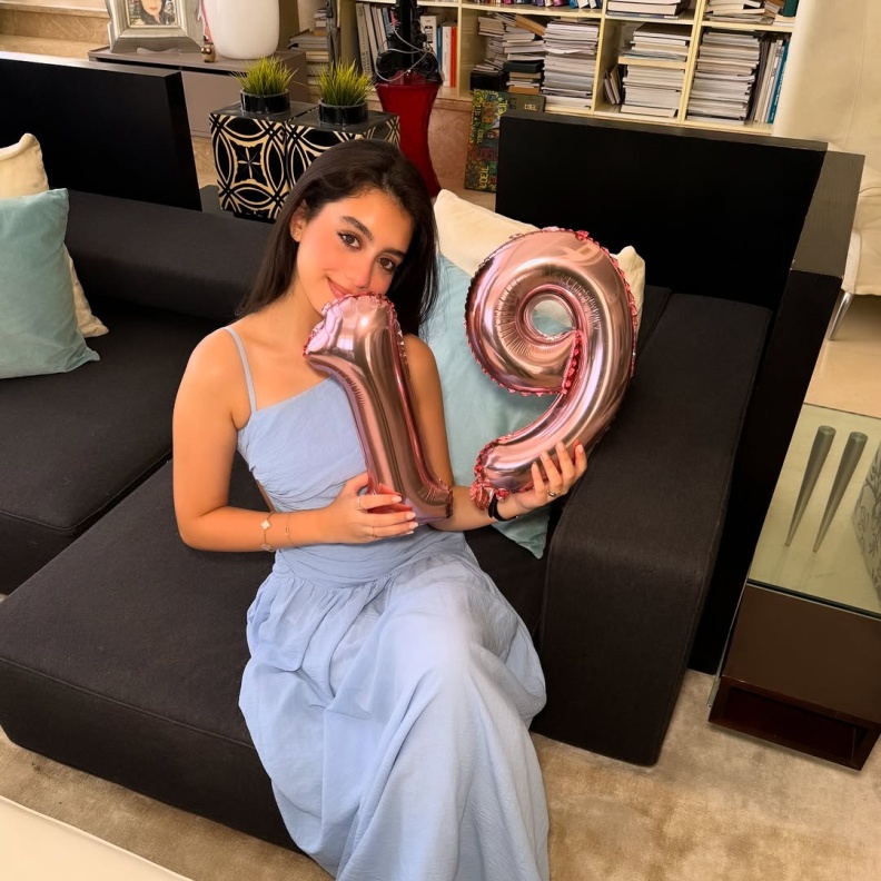 ياسمينا العبد في عيد ميلادها الـ 19