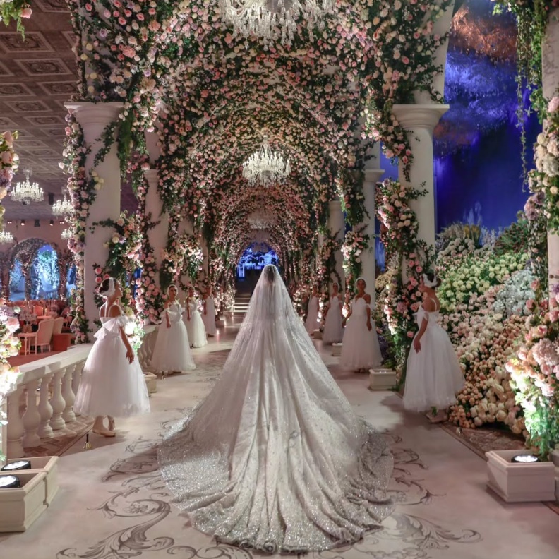 ثيم زفاف سعودي مبهر من تصميم Le Mariage