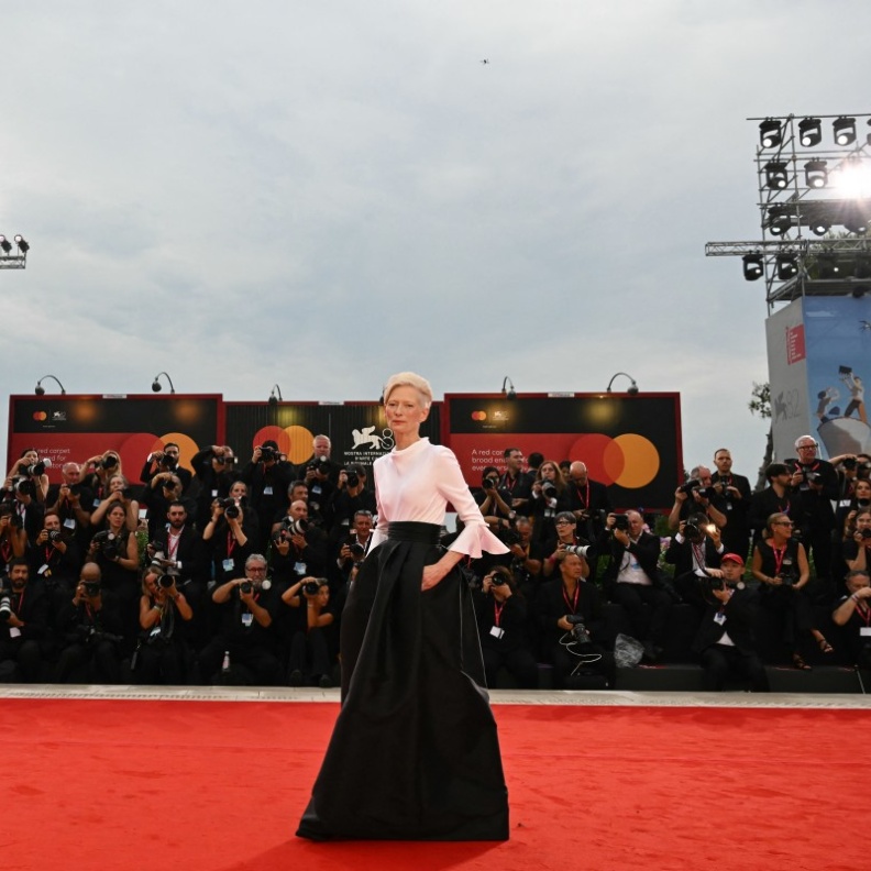 الممثلة البريطانية Tilda Swinton