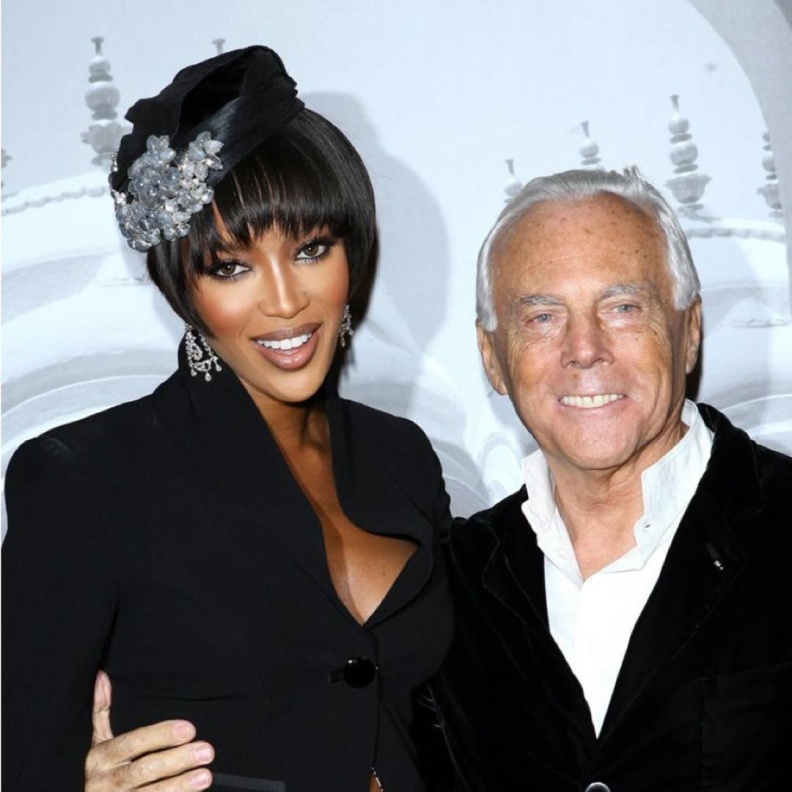 رسالة وداع من نعومي كامبل لـ أرماني