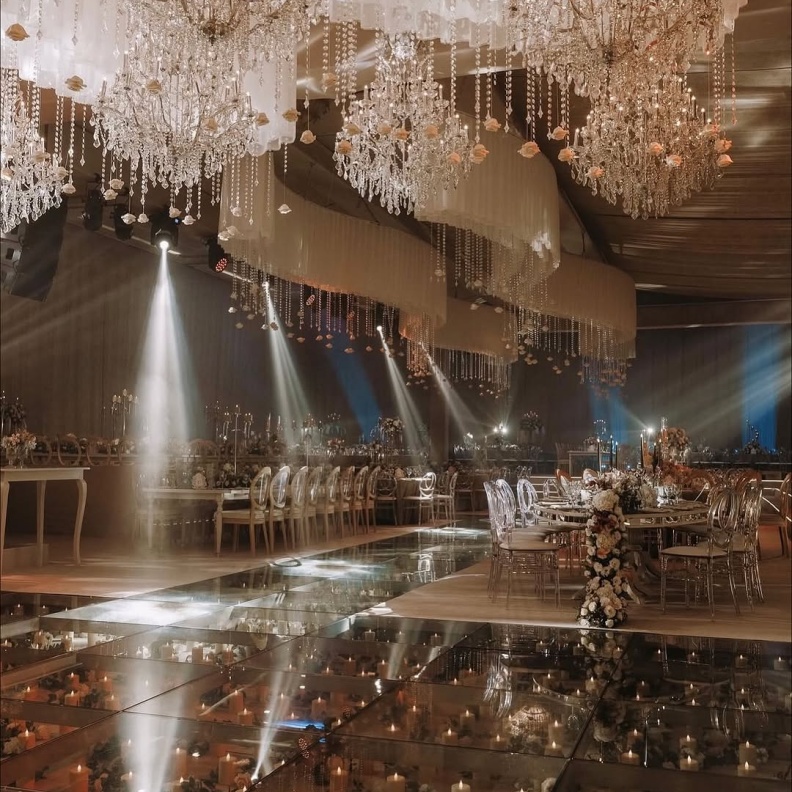 الترف البصري بأسقف البوهو- الصورة من صفحة Teknik Kumaş Dekorasyon