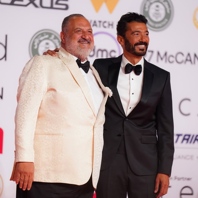 خالد الصاوي وخالد النبوي في ختام مهرجان القاهرة السينمائي