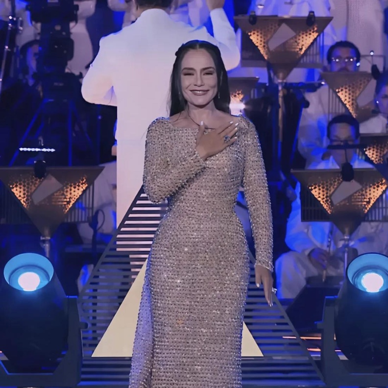 شريهان من حفل افتتاح المتحف المصري الكبير 