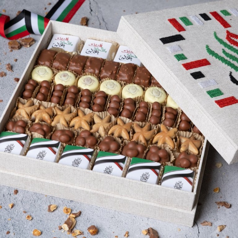 "شوكولاتة غراوي" تحتفل بالعيد الوطني الـ54 للإمارات بمجموعة حصرية