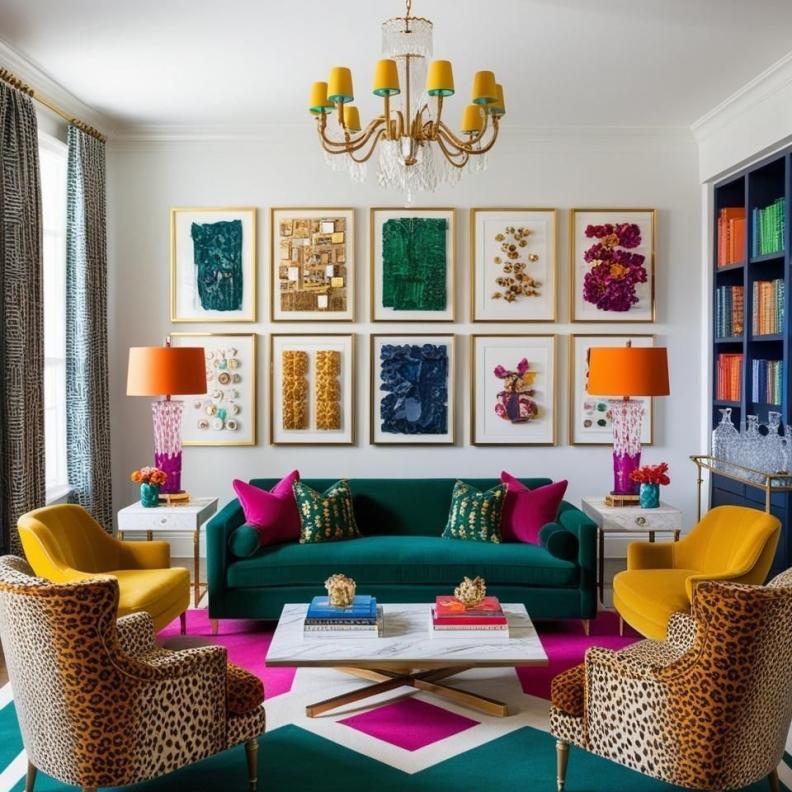 أسلوب الماكسيماليزم يمكن أن يشعر المنزل بالازدحام والفوضى البصرية