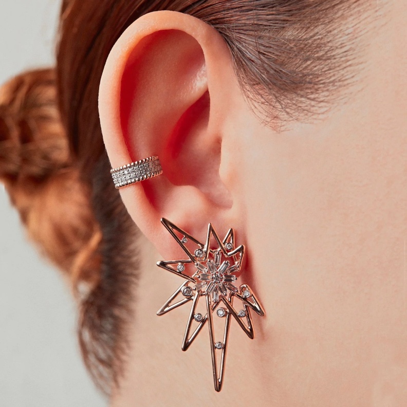 أقراط Duo Tiara Cuff من Kismet by Milka