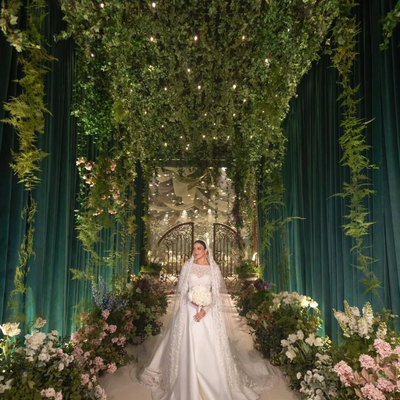 ثيم حفل الزفاف الحديقة تنظيم @fift15n