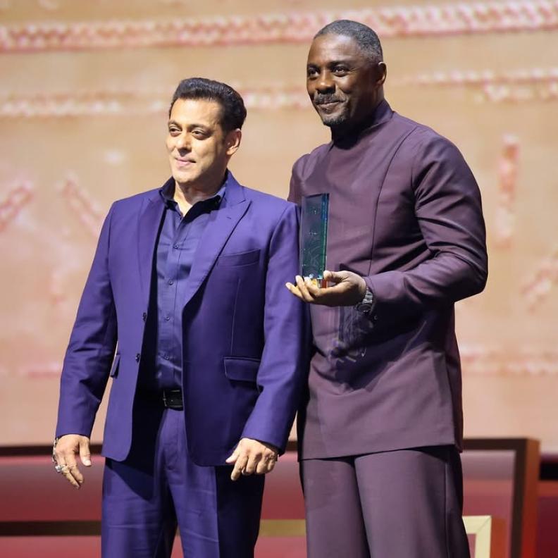 إدريس إلبا وسلمان خان