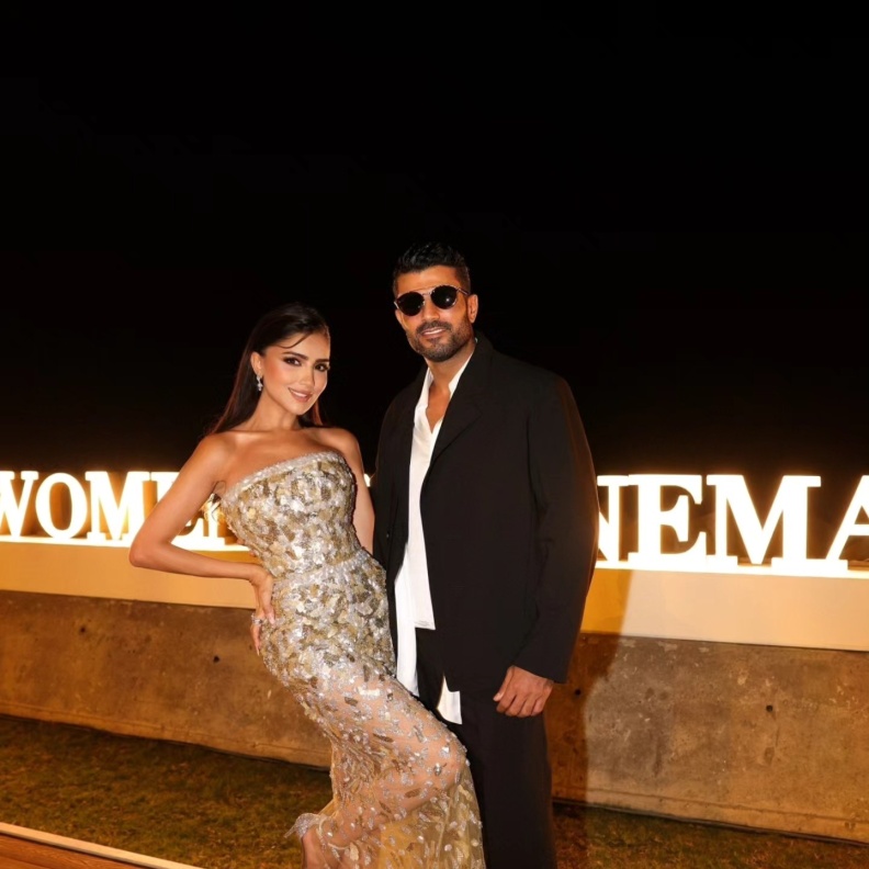 مي عمر ومحمد سامي في سهرة Women in Cinema