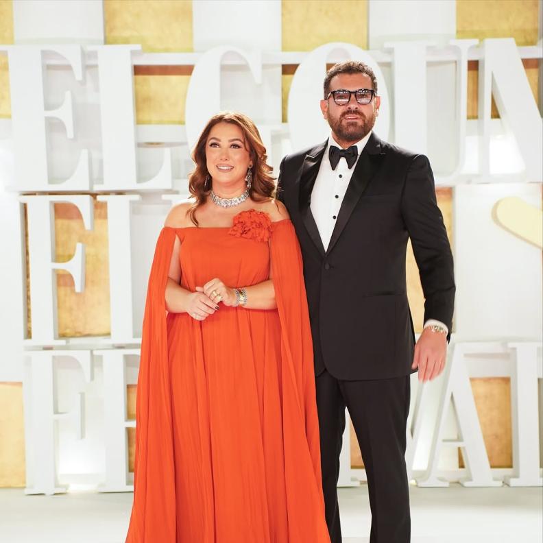 كندة علوش وعمرو يوسف