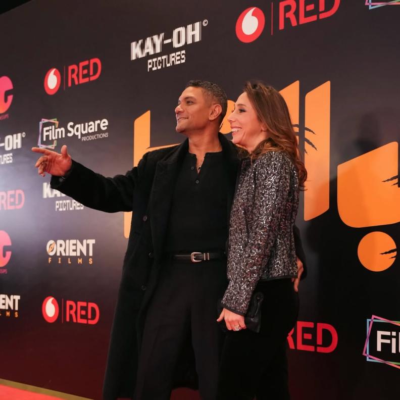 آسر ياسين في عرض فيلمه الجديد