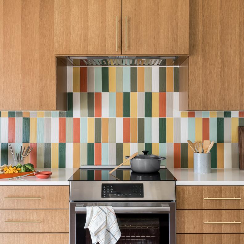 باكسبلاش مطبخ مصنوع من الحجر الطبيعي