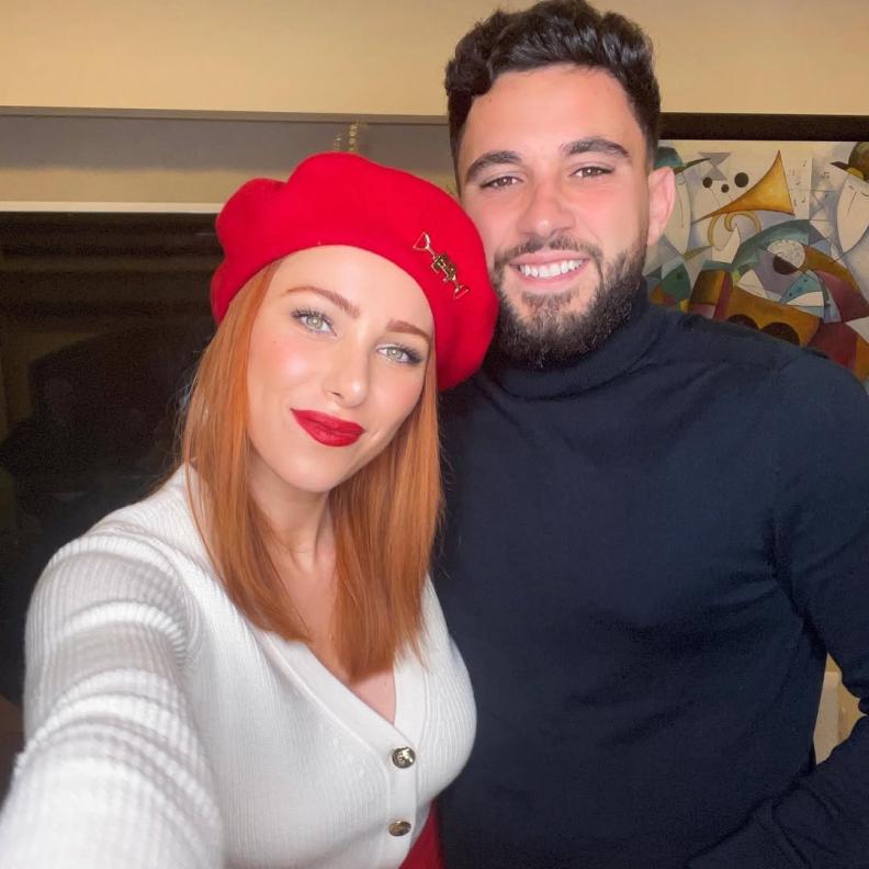 دانييلا رحمة وشقيقها شربل