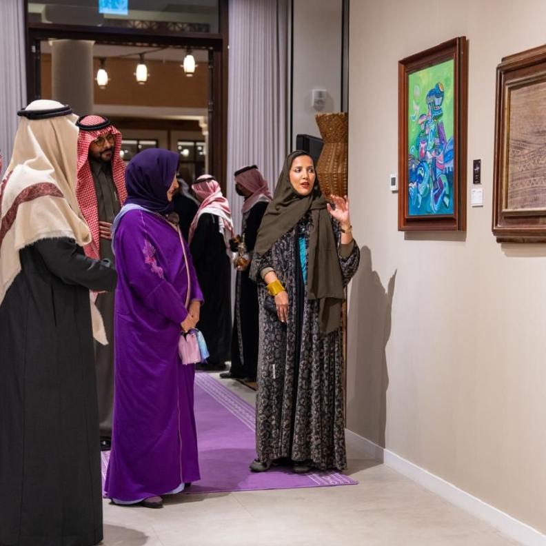 سمو الاميرة نورة بنت محمد راعي المعرض 