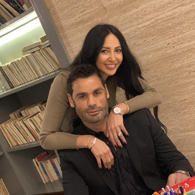 ايمان الزيدي ومحمد عبد المنصف 