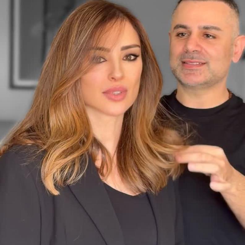 وفاء الكيلاني تتحضر لحفل Joy Awards بنيو لوك شعر مفاجئ