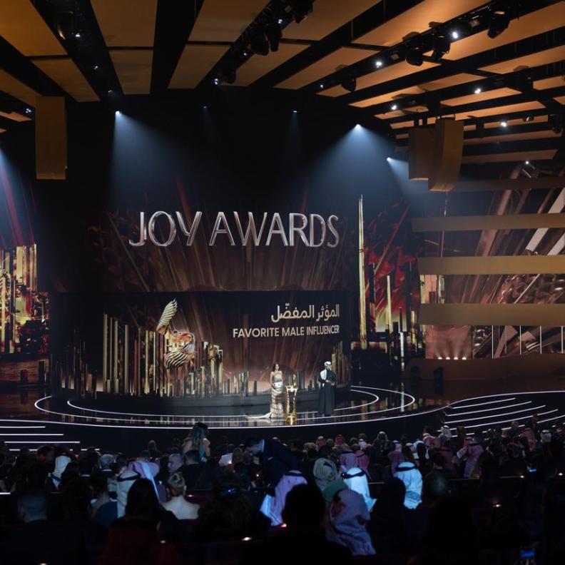 بحضور تركي آل الشيخ وضمن موسم الرياض.. JOY AWARDS بنسخته السادسة يجمع ويكرّم نخبة نجوم العالم