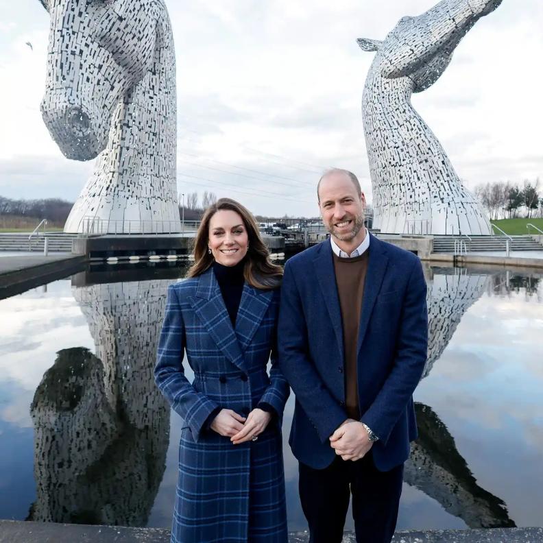 ويليام وكيت في قلب اسكتلندا