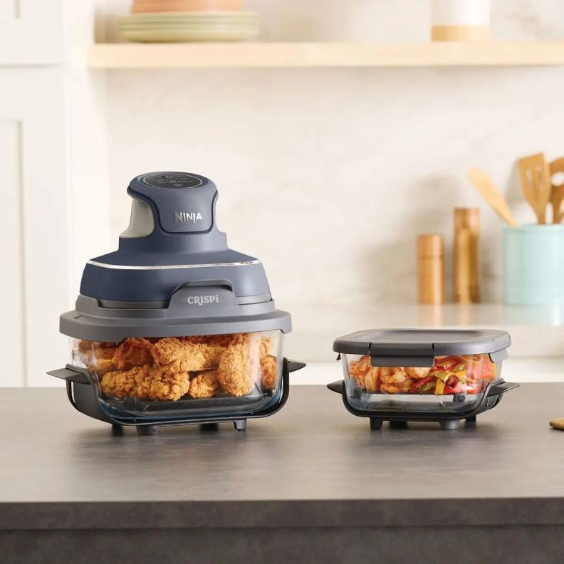 Ninja Crispi 4-in-1 Portable Glass Air Fryer لتجربة طهي عصرية
