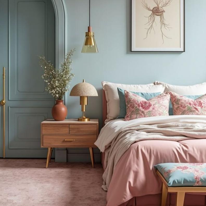 تبتعد لوحة ألوان غرف النوم في 2026 عن الدرجات الباردة