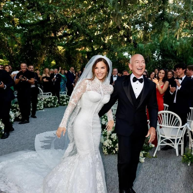مأدبة الزفاف الإيطالية الفاخرة لجيف بيزوس Jeff Bezos ولورين سانشيز Lauren Sanchez