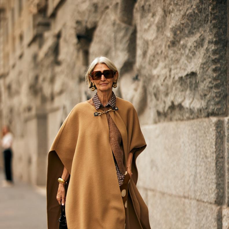 إطلالة بكيب بطابع ‏Vintage