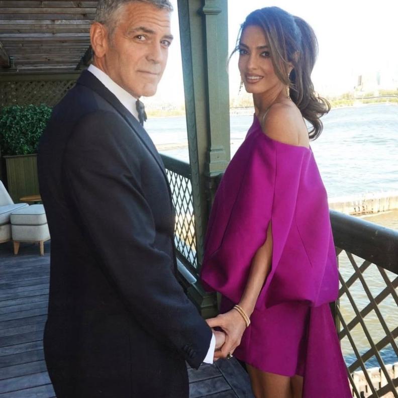 جورج كلوني وزوجته أمل