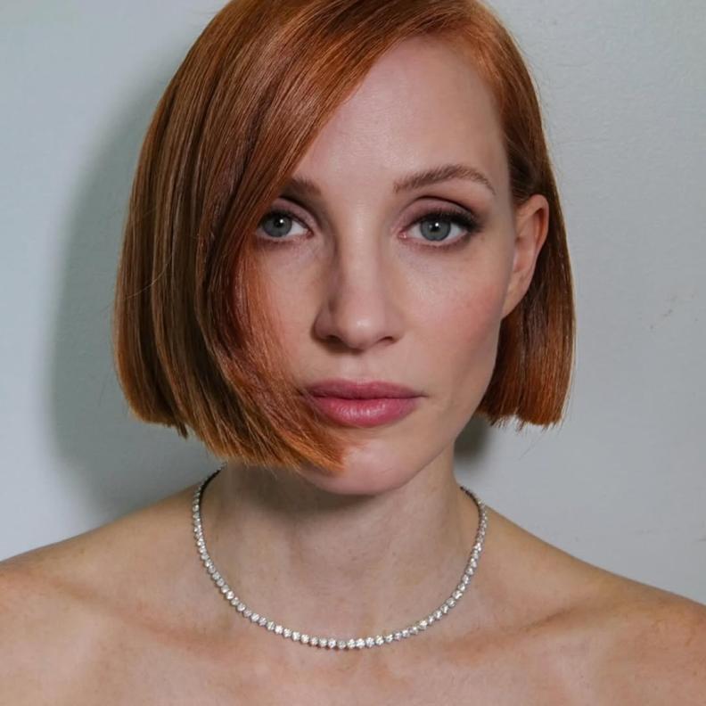 بشرة برونزية وهادئة من وحي Jessica Chastain