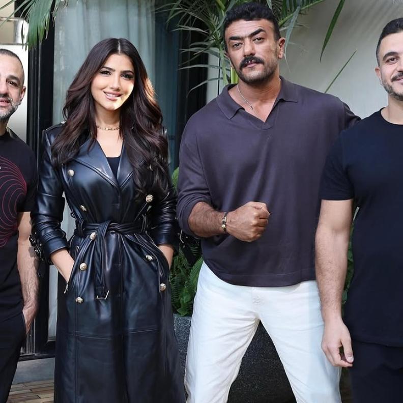 مي عمر وأحمد العوضي