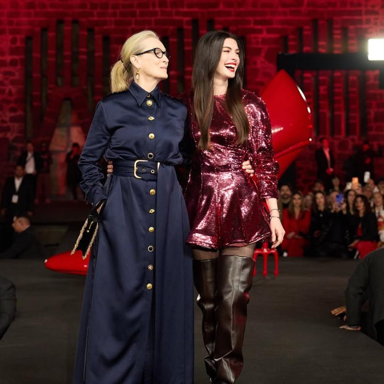 ميريل ستريب وآن هاثاواي