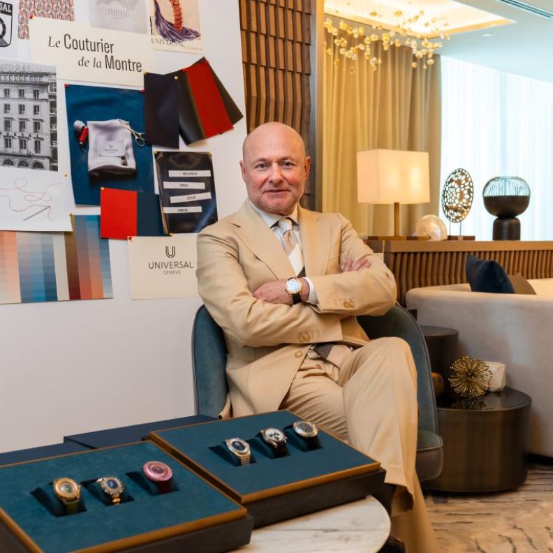 الرئيس التنفيذي جورج كيرن يزور دبي في أول حضور لعلامة Universal Genève في الشرق الأوسط