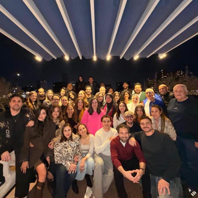 حضور حفل عيد ميلاد إيمي سمير غانم