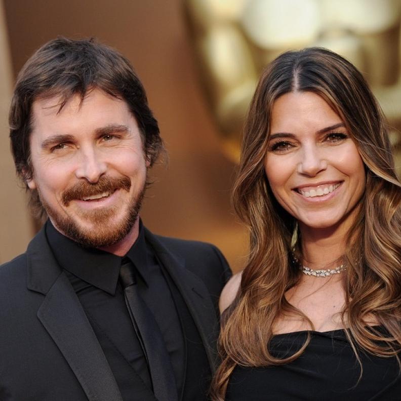 كريستيان بيل وزوجته