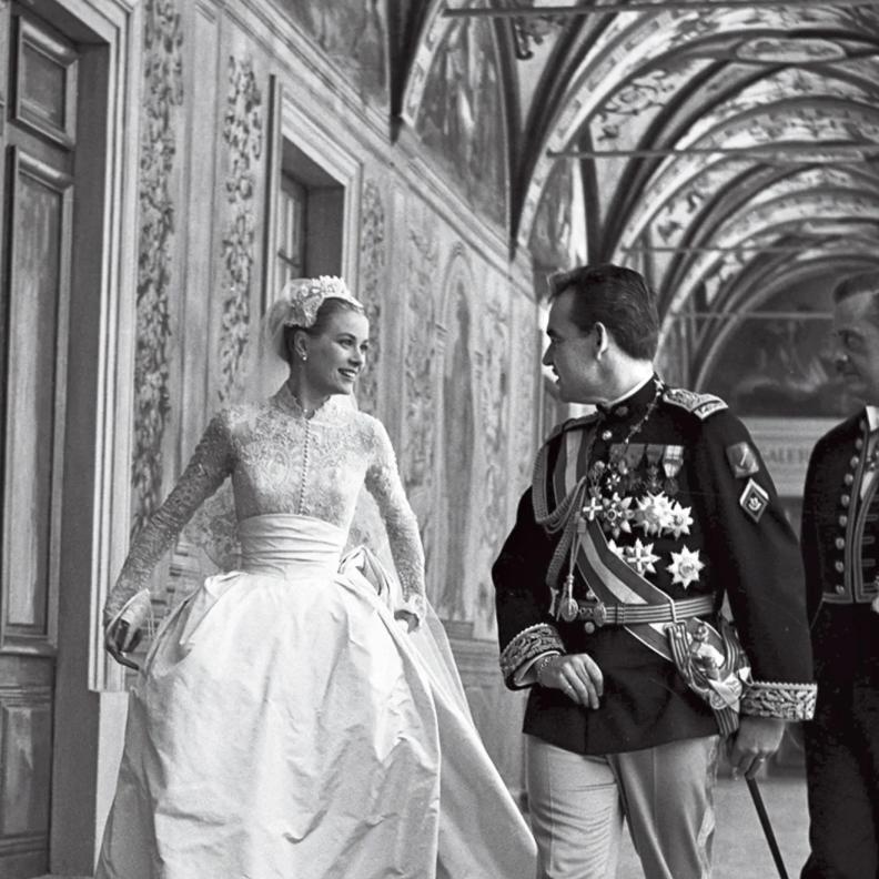 غريس كيلي Grace Kelly ورينيه الثالث Rainier III